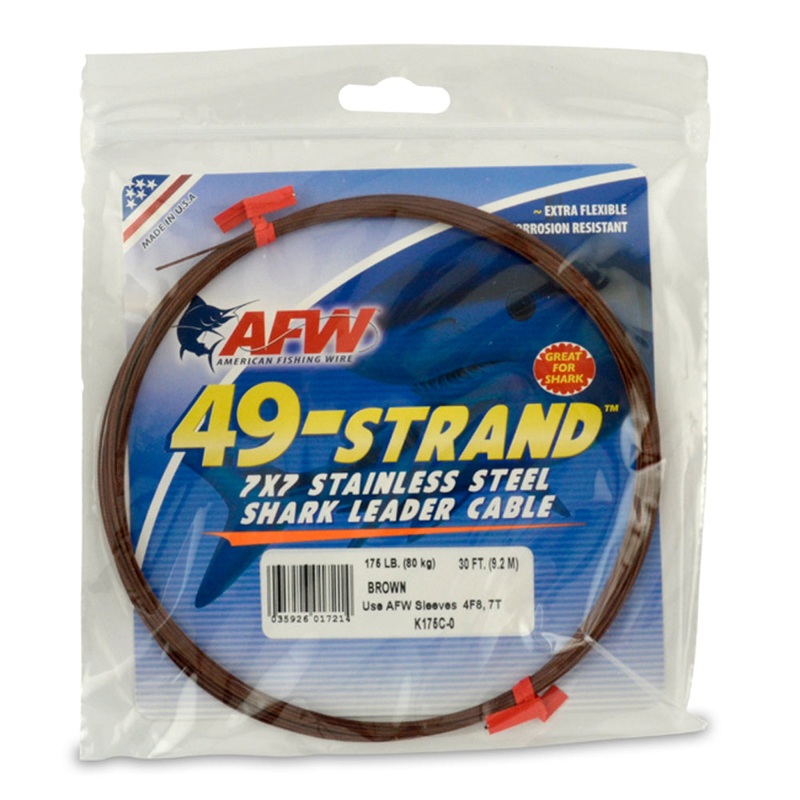 AFW – 49-Strand Stainless Steel 7×7 Leader Cable