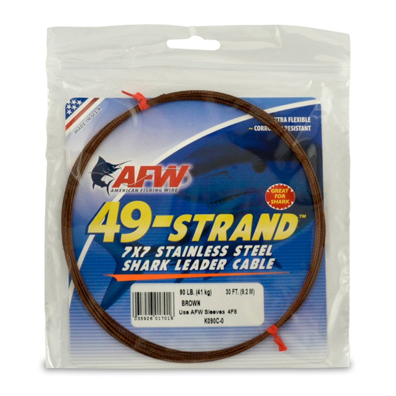 AFW – 49-Strand Stainless Steel 7×7 Leader Cable
