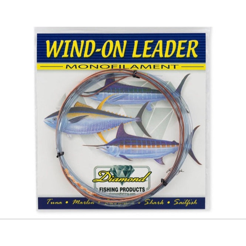 Diamond – 25ft X-TRA Hard Wind-On Leaders