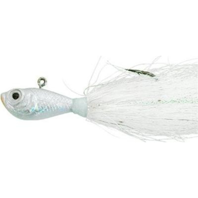 Spro – Prime Bucktail Jigs|White|Chartreuse|Pink|Crazy Chartreuse|Green Shad|Yellow|Dark Shad|Zucchini|Blue Shad|1/2 oz|3/4 oz|1 oz|1.5 oz|2 oz|3 oz|4 oz|6 oz