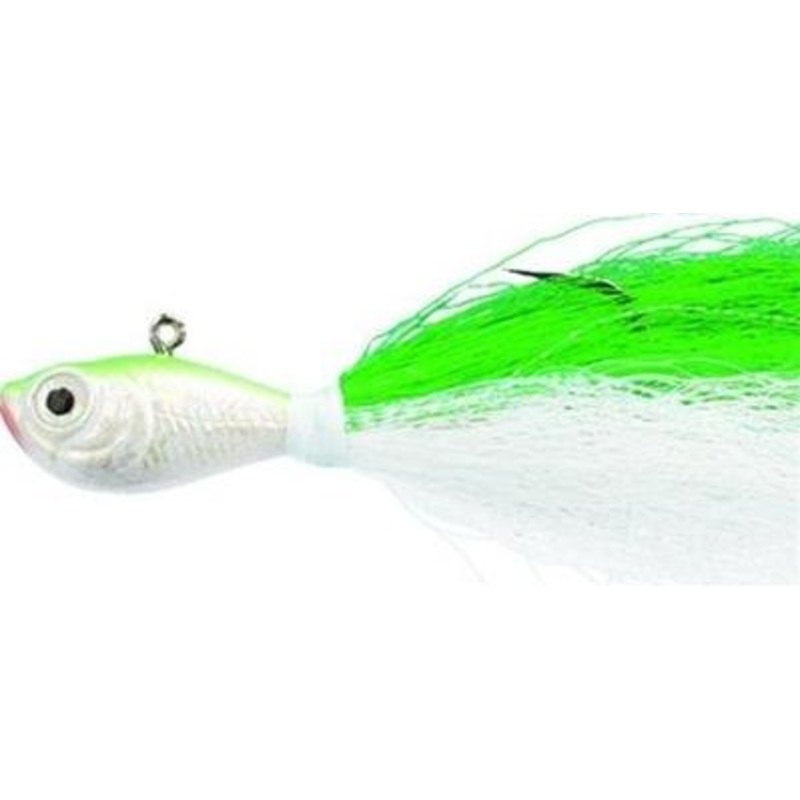 Spro – Prime Bucktail Jigs|White|Chartreuse|Pink|Crazy Chartreuse|Green Shad|Yellow|Dark Shad|Zucchini|Blue Shad|1/2 oz|3/4 oz|1 oz|1.5 oz|2 oz|3 oz|4 oz|6 oz