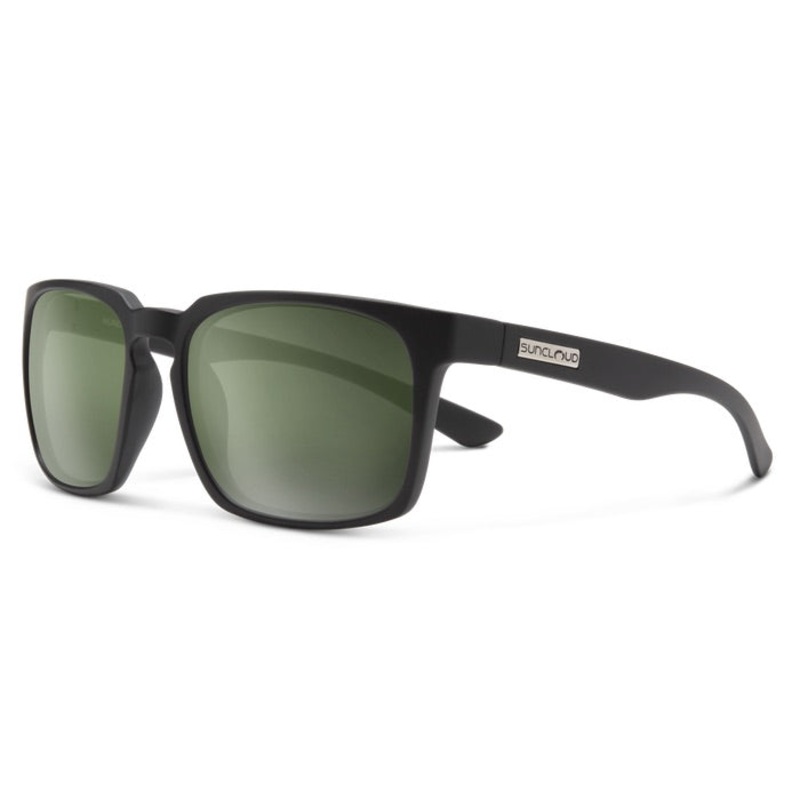 Suncloud – Hundo Sunglasses|Matte Black + Polarized Gray Green Lens|Burnished Brown + Polarized Brown Lens|Matte Tortoise + Polarized Green Mirror Lens|Black + Polarized Blue Mirror Lens|Matte Crystal + Polarized Blue Mirror Lens