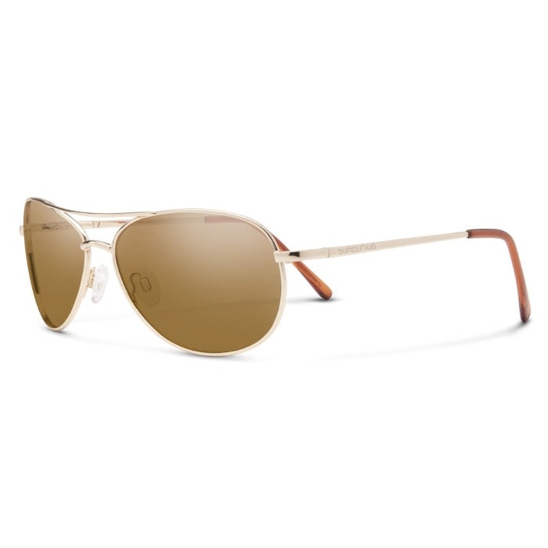 Suncloud – Patrol Sunglasses|Gold + Polarized Brown Lens|Silver + Polarized Gray Lens|Silver + Polarized Blue Mirror Lens