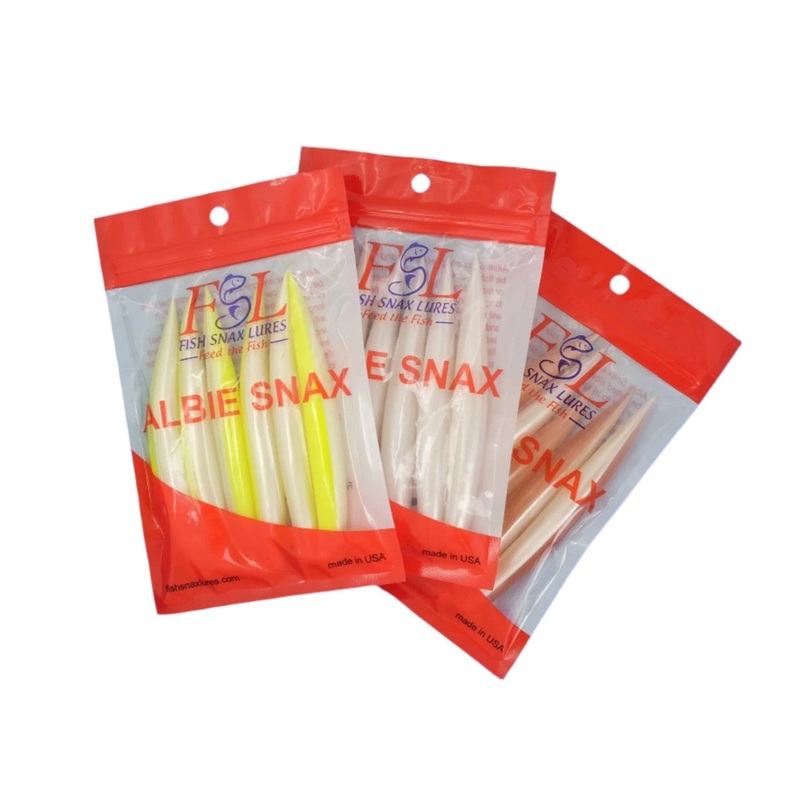 Fish Snax – Albie Snax|Bubblegum|White/Pearl|Amber|Sand Eel|Blurple|Yellow/Pearl Laminate|Lite Pink|Lite Amber/Pearl Laminate|Lipstick