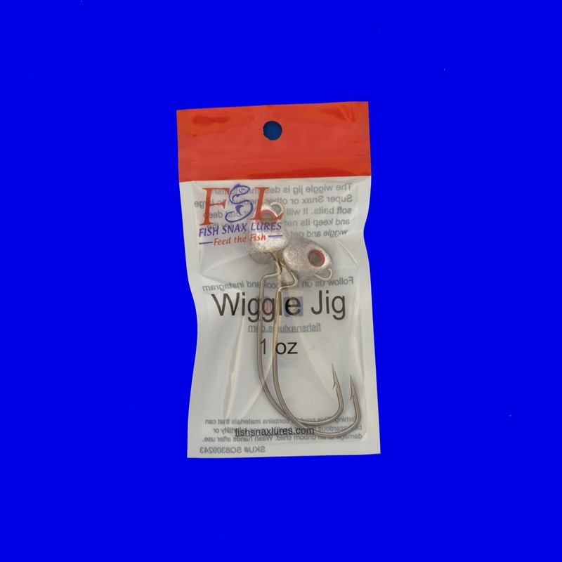 Fish Snax – Wiggle Jighead|1 oz – 2 pack