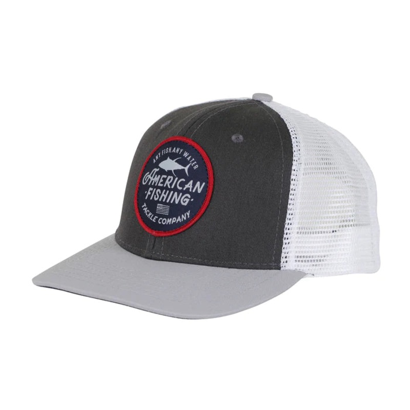 AFTCO – Lemonade Trucker Hat|Charcoal|French Blue|Silver