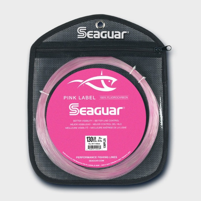 Seaguar – Big Game Pink Label Fluorocarbon Leader – 25yd Coils