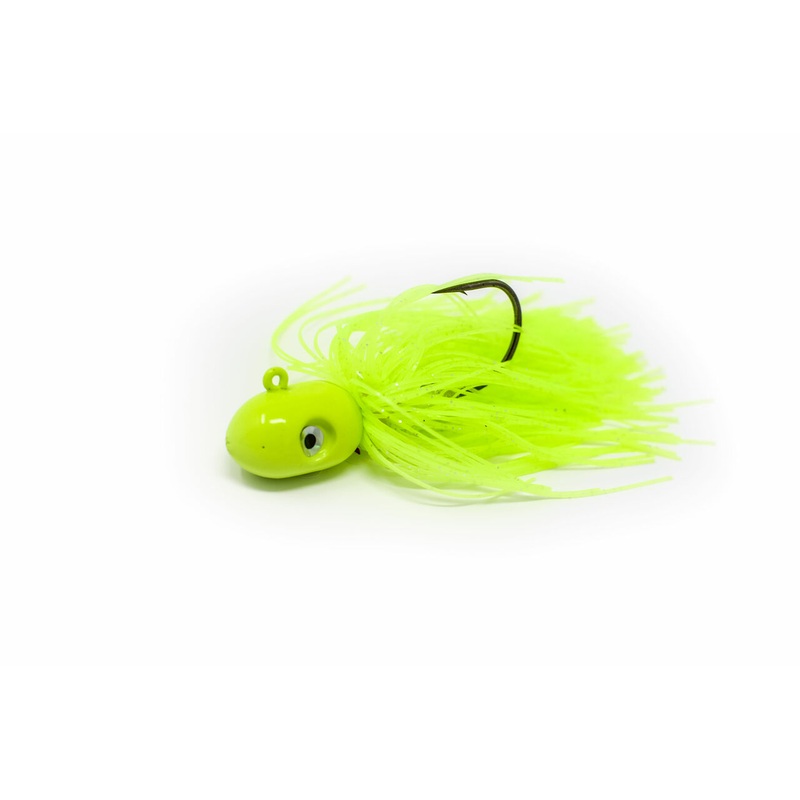 JoeBaggs – Flukie Jigs|1/2 Ounce|1 Ounce|1.5 Ounce|2 Ounce|3 Ounce|4 Ounce|Pink|Chartreuse|White|Nuclear Crush|Glow Squid|Blue Crush