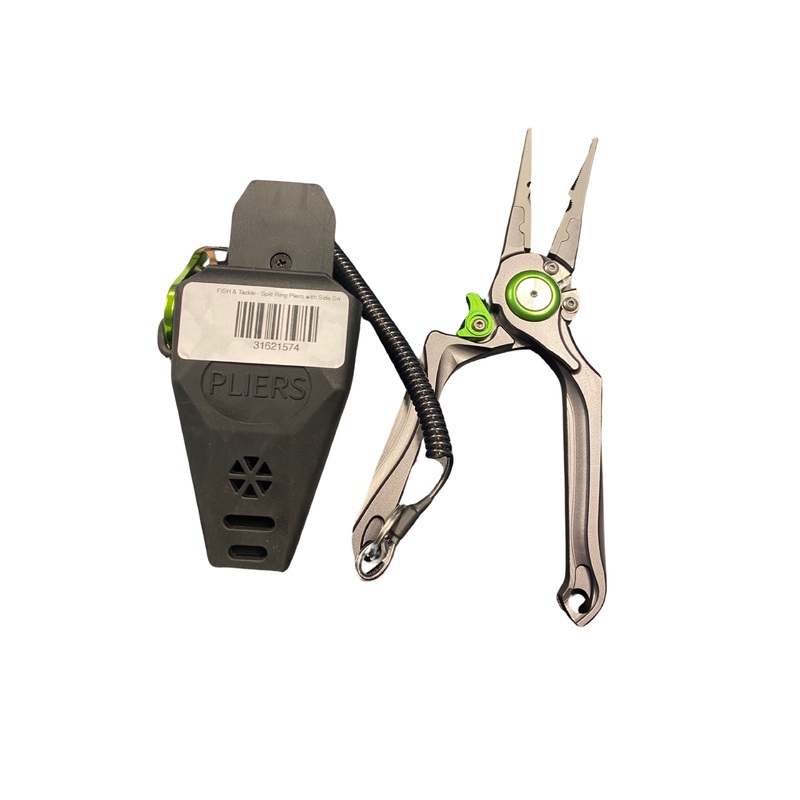 FISH & Tackle – Split Ring Pliers with Side Snip and Rubber Sheath