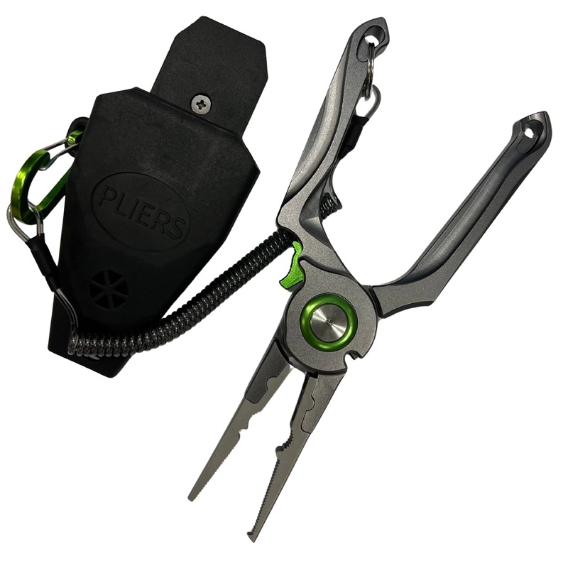 FISH & Tackle – Split Ring Pliers with Side Snip and Rubber Sheath