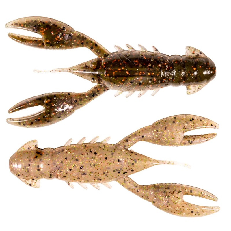Z-Man – Pro CrawZ|3.5in – 3 Pack|Drew’s Craw|Hot Craw|Canada Craw|Okeechobee Craw