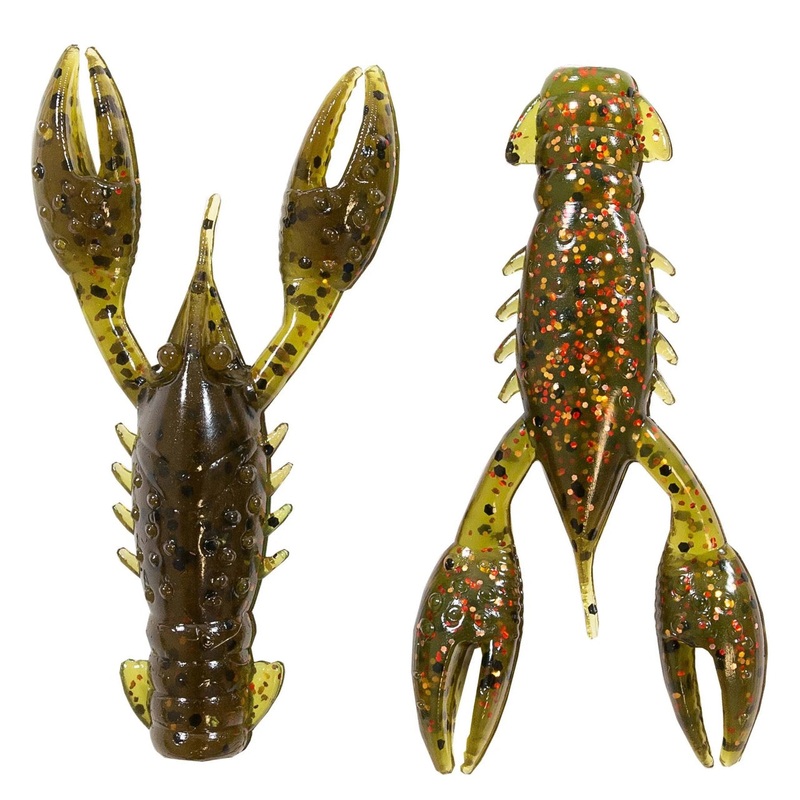 Z-Man – TRD CrawZ|2.5in – 6 Pack|Canada Craw|The Deal|Black/Blue|Mudbug