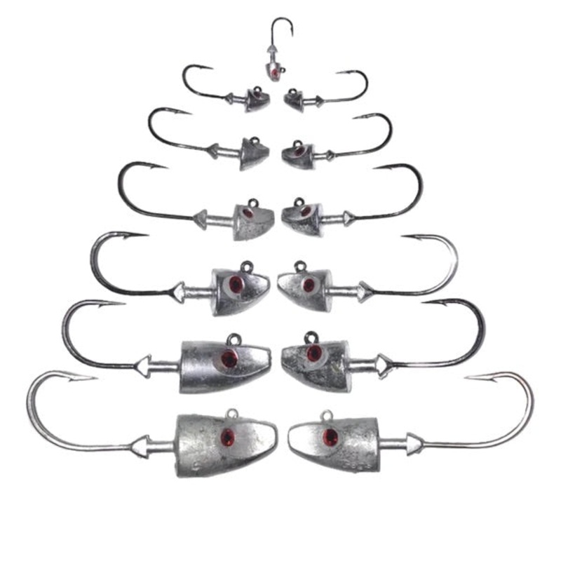 Al Gag’s – Jig Heads|1/8oz – 3 Pack|1/4oz – 3 Pack|3/8oz – 3 Pack|1/2oz – 2 Pack