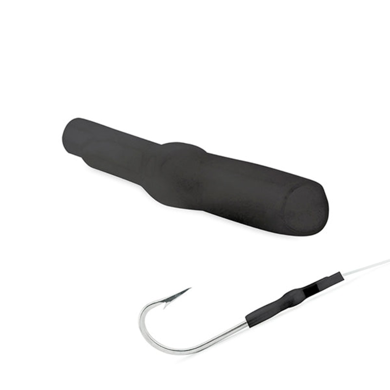 C&H Lures – Crimp Protectors|10 Pack|Black|Luminescent Green