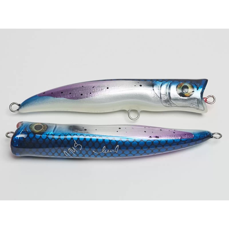 IMS Lures – Diving Popper 190|78-81g Floating|Black-Violet|Flying Fish (Blue)|Green Mac|White (Custom)|Mackerel Queen|Menhaden