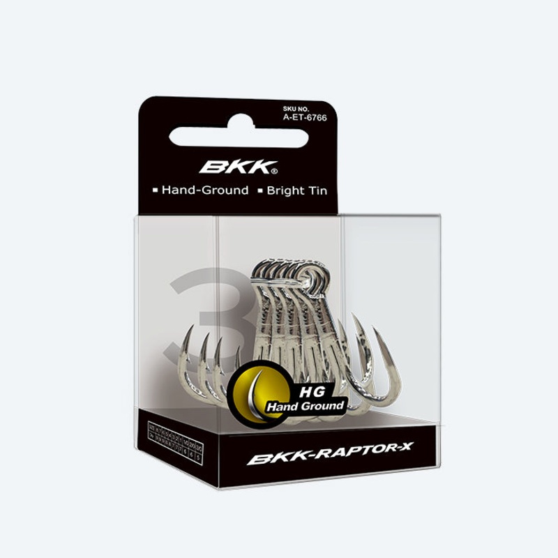 BKK – Raptor-X Treble Hooks|1| – 7pk|1/0 – 6pk|2/0 – 6pk|3/0 – 5pk
