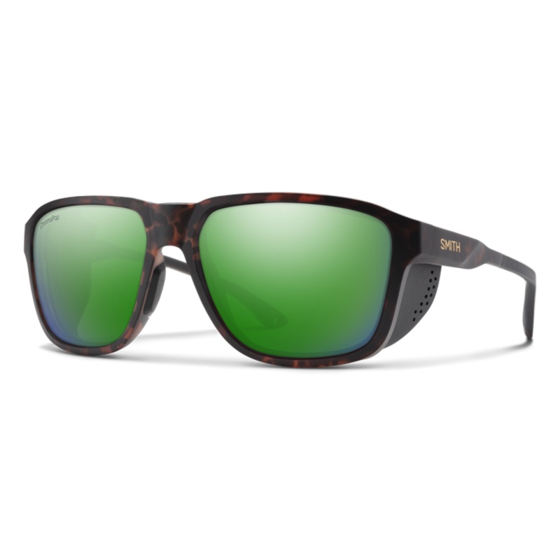 Smith – Embark Sunglasses|Matte Tortoise + ChromaPop Polarized Green Mirror Lens|PC ChromaPop
