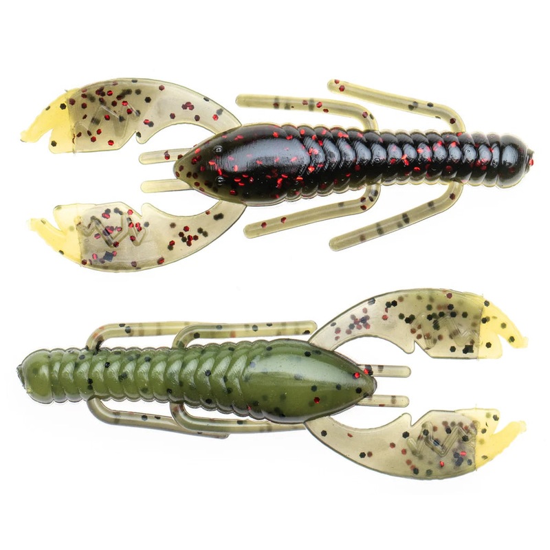Netbait – Paca Slim|3.5″|4″|Black Blue Flake|Coosa Flare|Green Pumpkin
