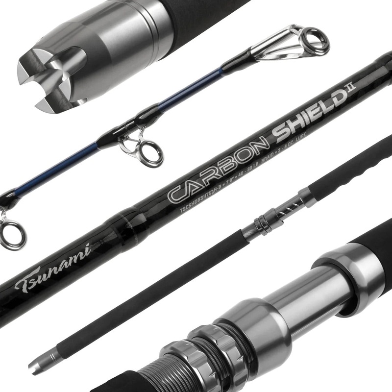 Tsunami – Carbon Shield II Blue Water Spinning Rod