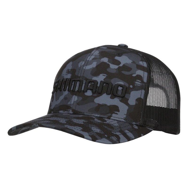 Shimano – Printed Trucker Cap|Camo Black|Camo Green