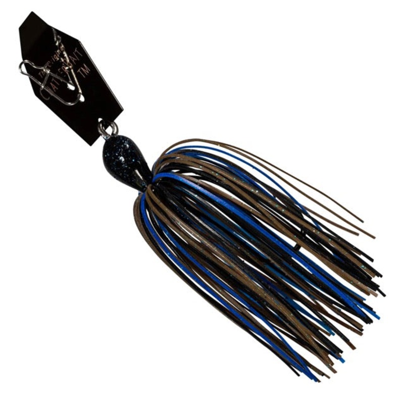 Z-Man – Big Blade Chatterbait|1/2oz|3/4oz|Fire Craw|Black/Blue Candy|Bluegill