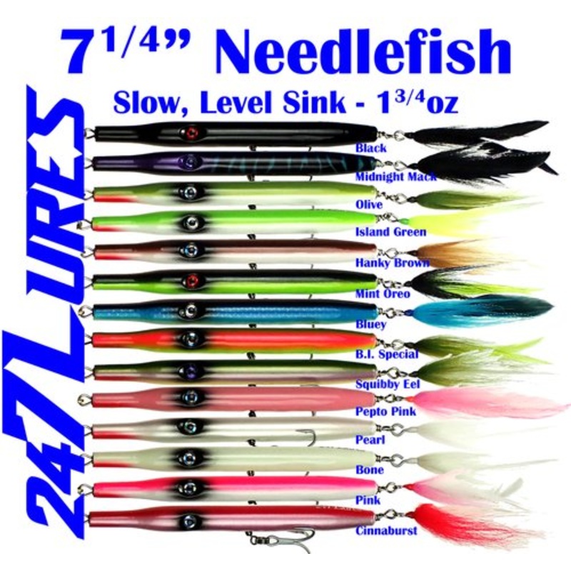 24/7 Lures – 7.25in Needlefish