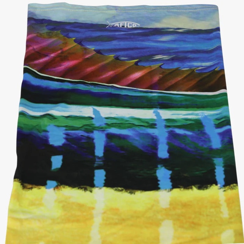 AFTCO – Blue Marlin Face Mask|Blue|One Size Fits Most