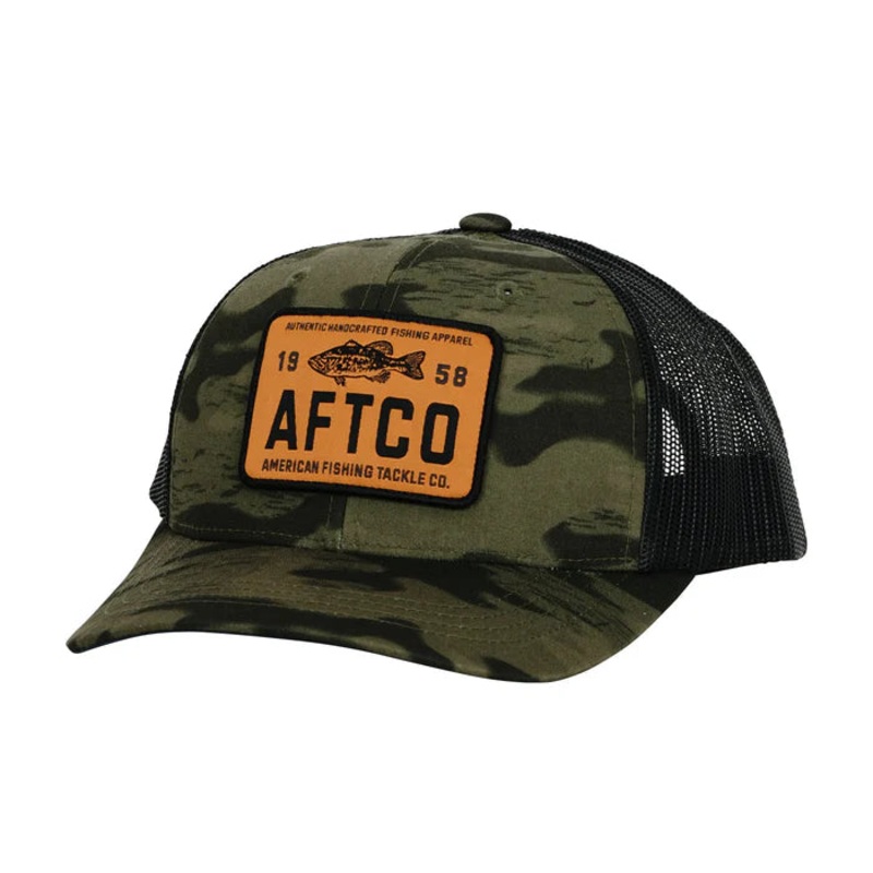 AFTCO – Guided Trucker Hat|Light Gray Blur Camo|Oxide Blur Camo