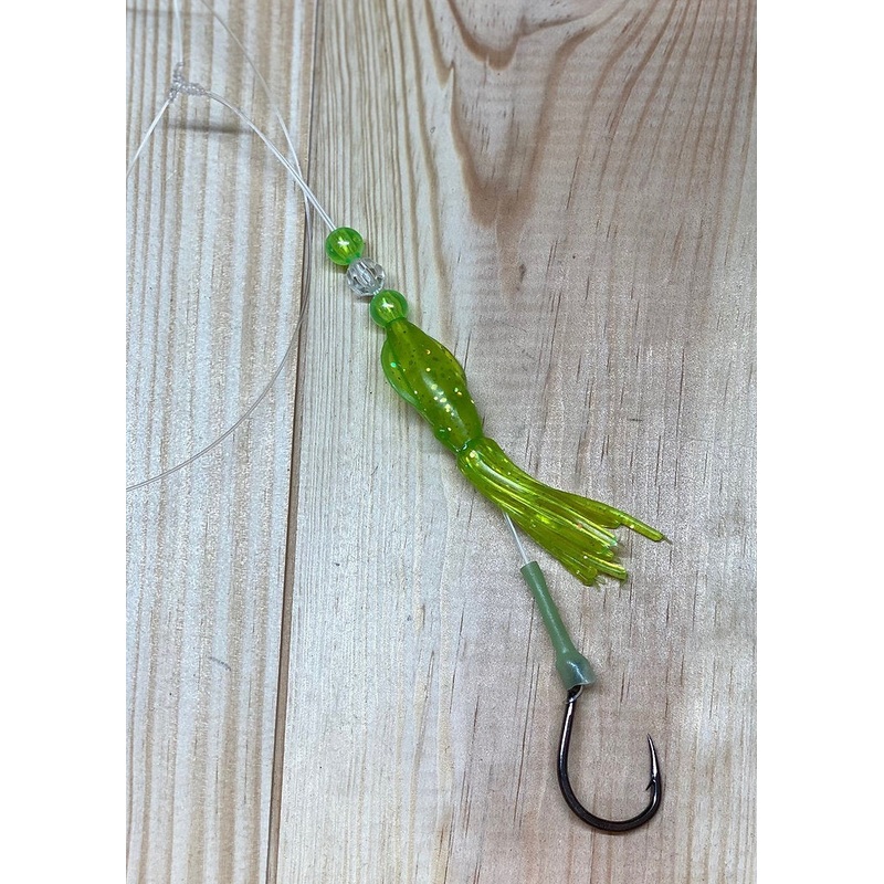 Monomoy Tackle – Black Sea Bass Rig – B2 Squid Assist Jig High Low