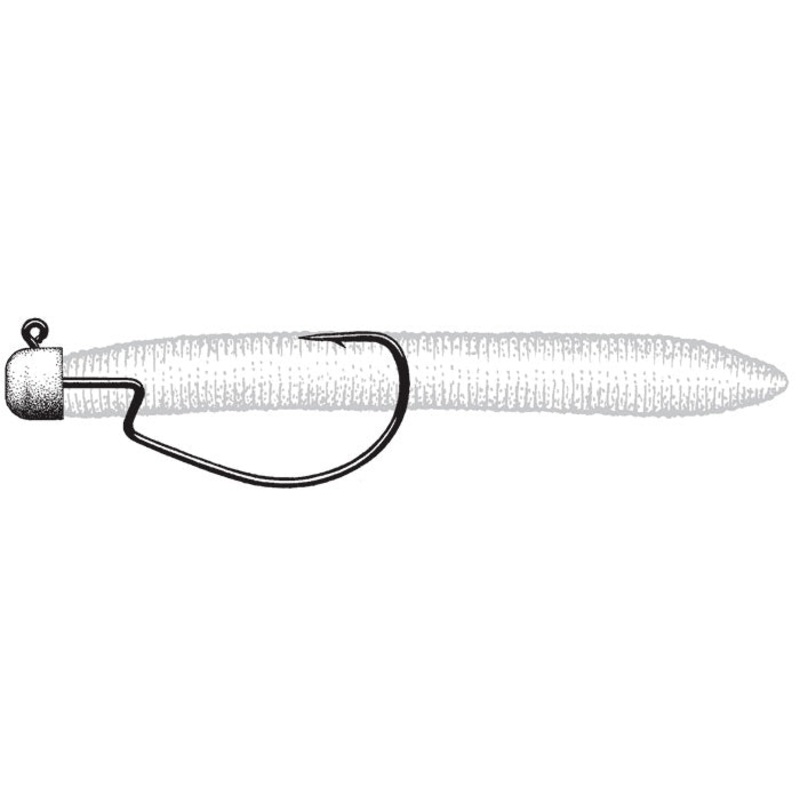 Owner – Offset Block Head Jig|Green Pumpkin|1/0|1/16oz