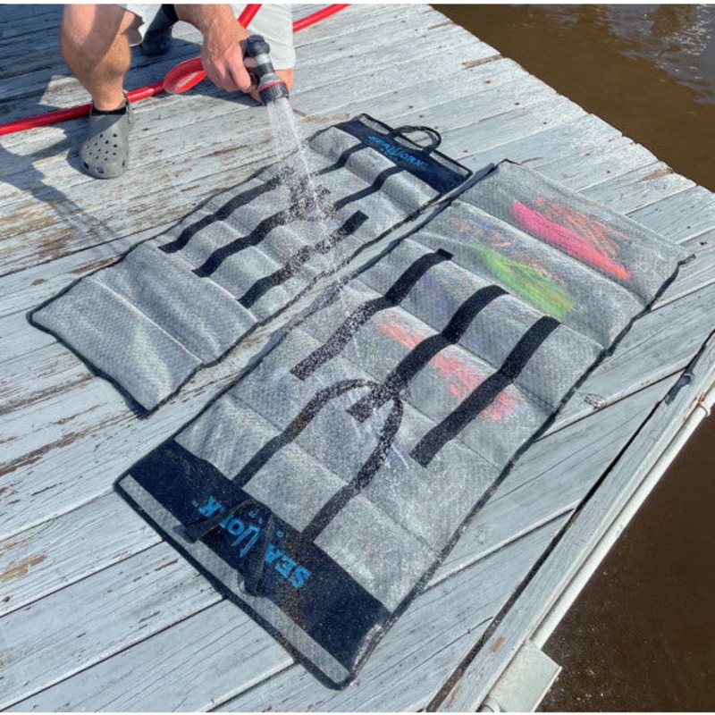 Seaworx – Lure Bags|Small – 31″ x 12″|Medium – 43″ x 16″|Large – 50″ x 21″|6-Pocket Roll Up