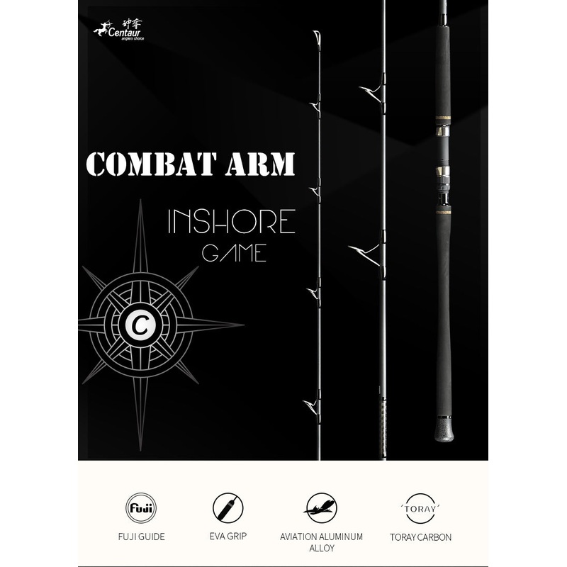 Centaur – Combat Arm Inshore Series Popping Rods
