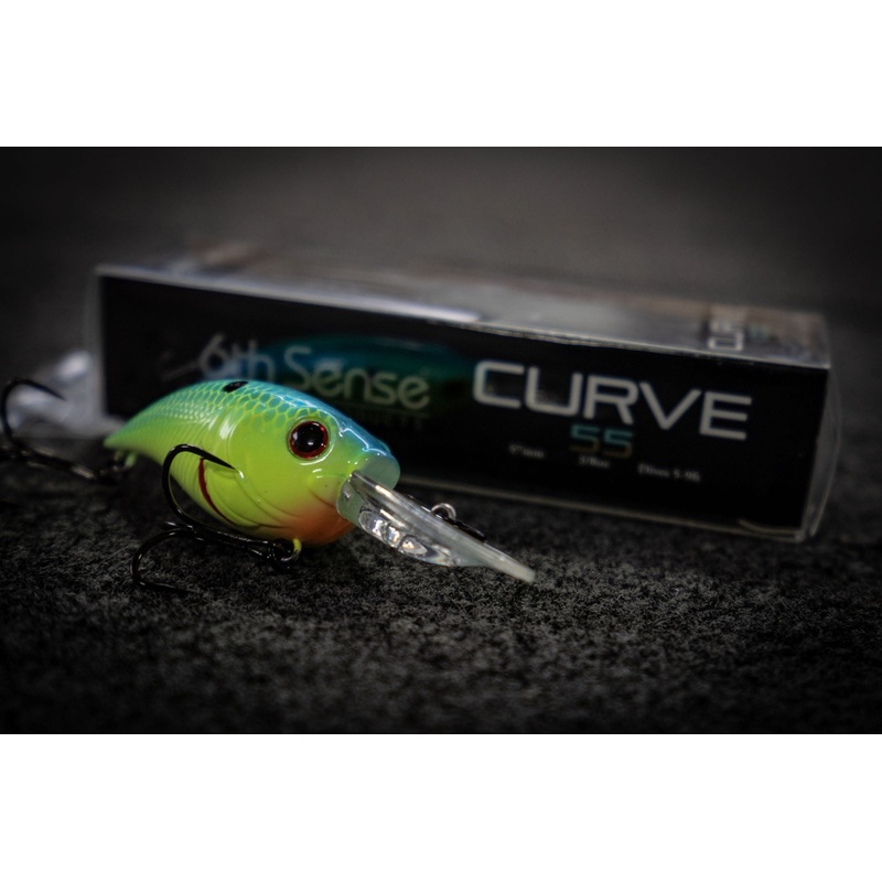 Curve 55 – Blue-Treuse Shad|3/8oz.