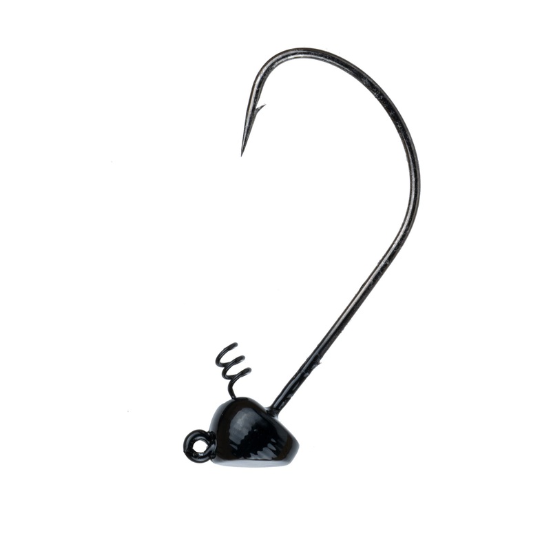 Divine Shakey Head – Black|1/4oz. 3/0 (3pk)|5/16oz. 4/0 (2pk)|3/8oz. 6/0 (2pk)|7/16oz. 5/0 (2pk)|5/8oz. 7/0 (2pk)|MAG 7/8oz. 10/0 (2pk)