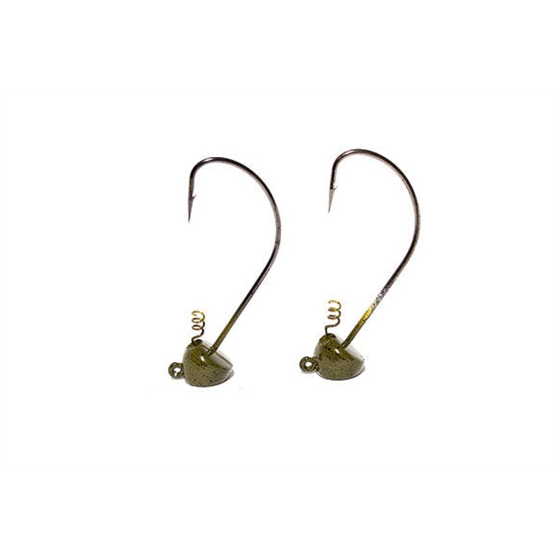 Divine Shakey Head – Green Pumpkin