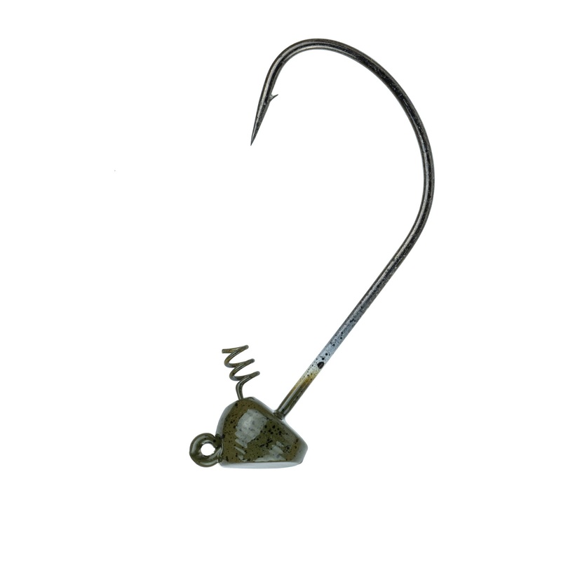 Divine Shakey Head – Green Pumpkin