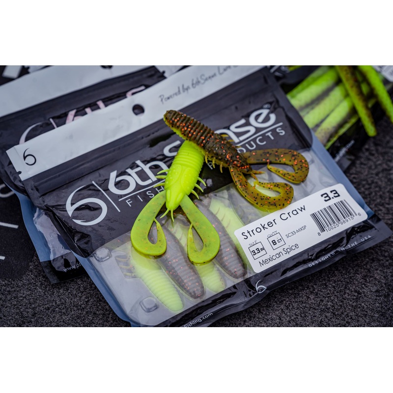Stroker Craw – Mexican Spice|3.3in (8/pk)|2.4in (8/pk)