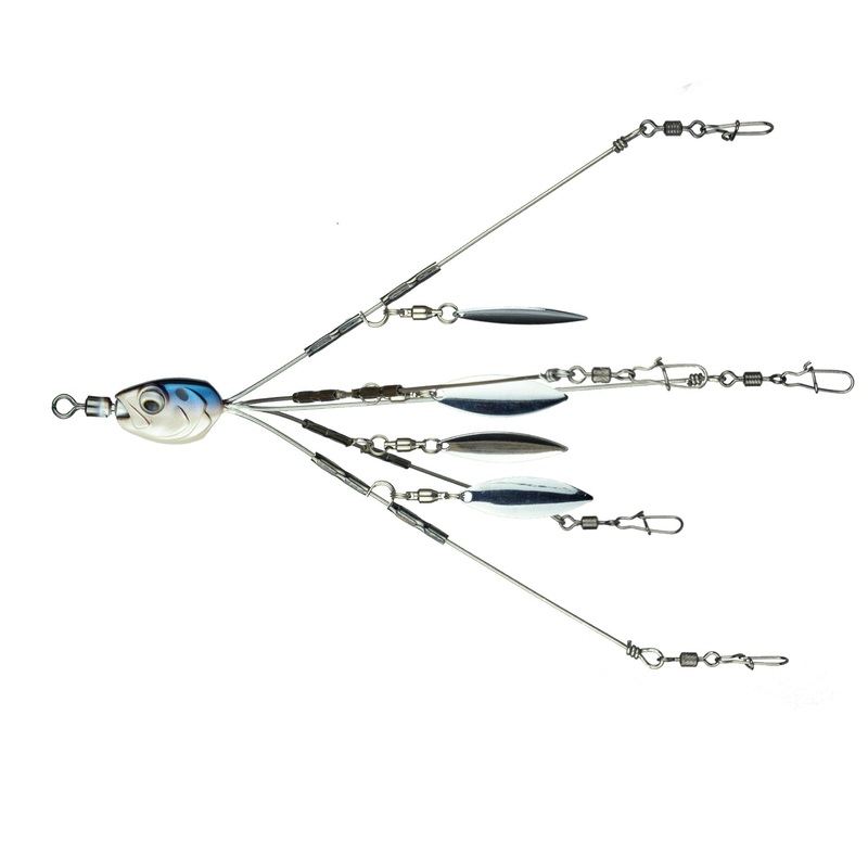 Divine Umbrella Rig – 4K Shad|6.5″|5.5″