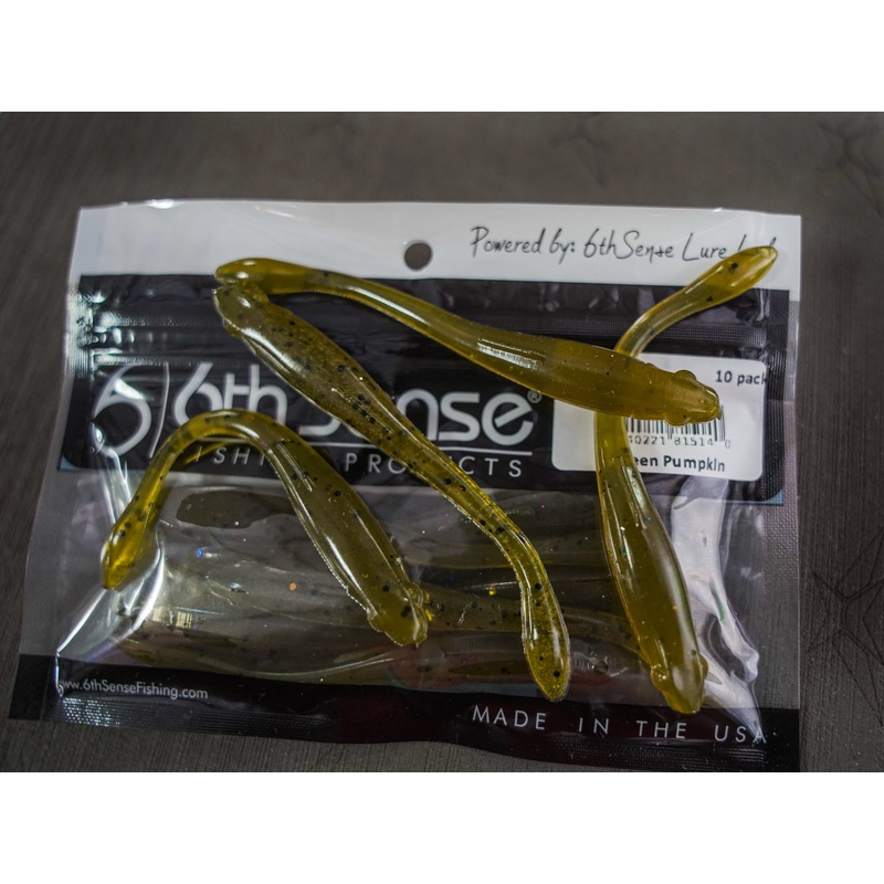 Glitch – Green Pumpkin|3.8″ (10/pk)