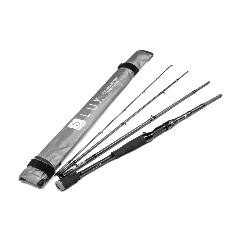 Lux 7’1 Medium-Heavy, Fast (Casting) (Travel Rod)