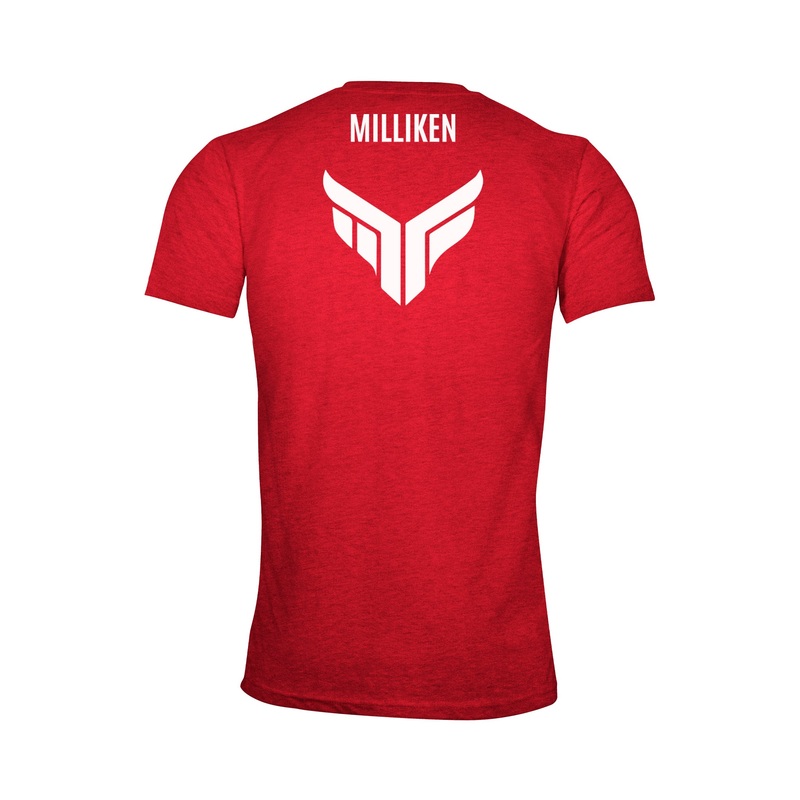 Milliken ‘402’ T-Shirt – Red|Small|Medium|Large|X-Large|2X-Large|3X-Large