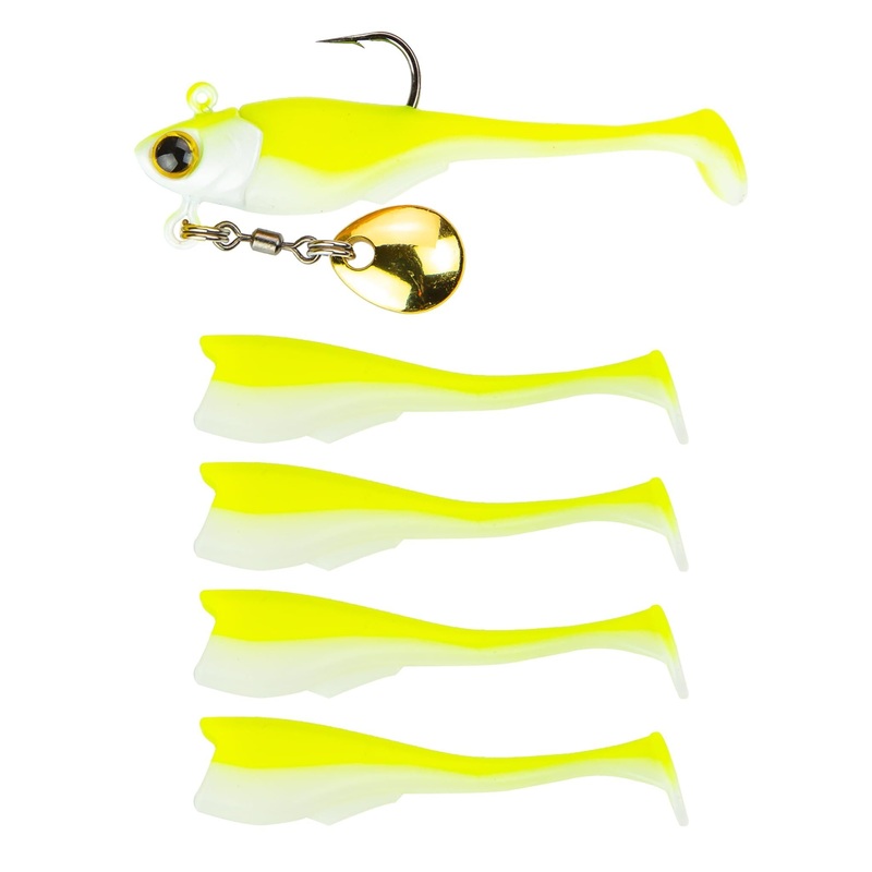 Pecos Underspin Kit – Chartreuse Minnow