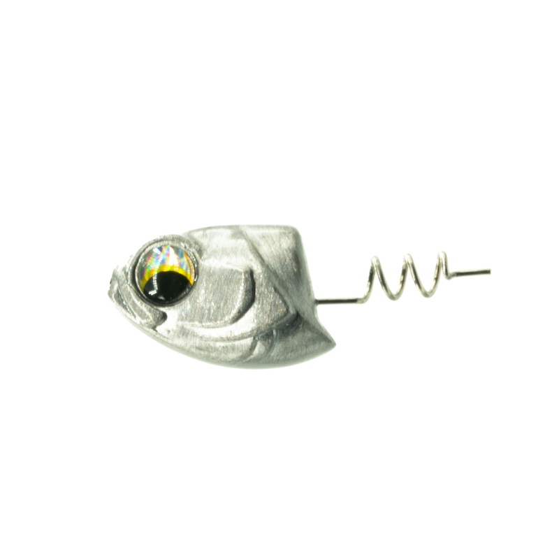 Treble Head Line-Thru Jig Head – Raw