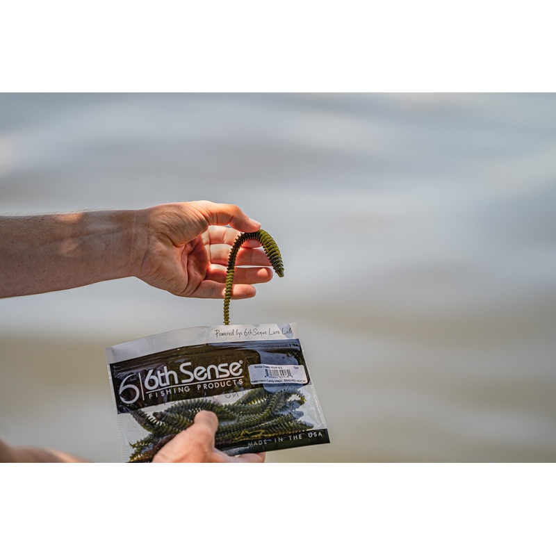 Boosa 6.5 Shakey Worm – Watermelon Candy Magic