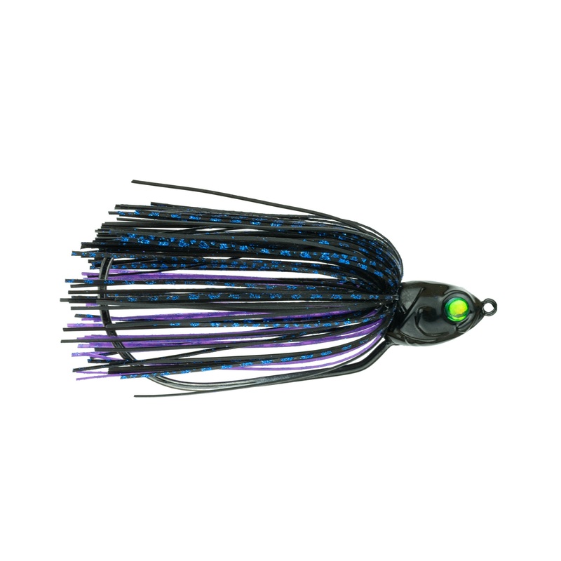 Axle Swinging Swim Jig – Blacklight