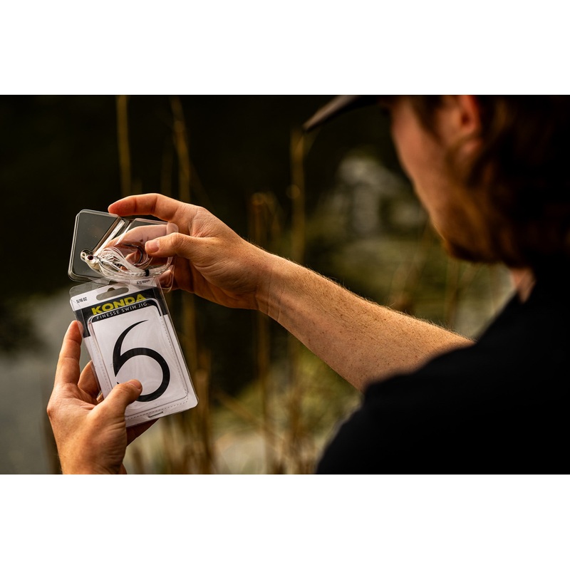 Konda Finesse Swim Jig – White Ice