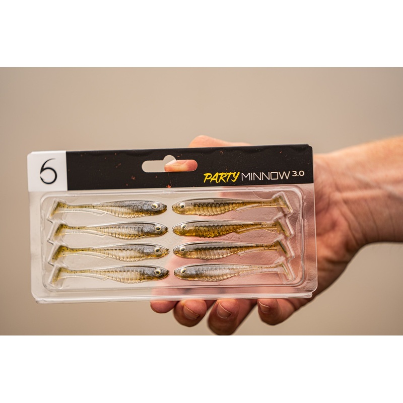 Party Minnow – Green Pumpkin Shad