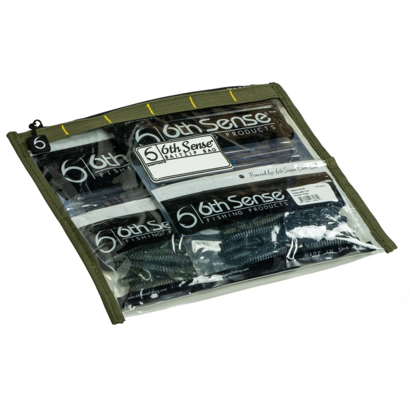 BaitZip Pro Gusseted Bag – Green Pumpkin