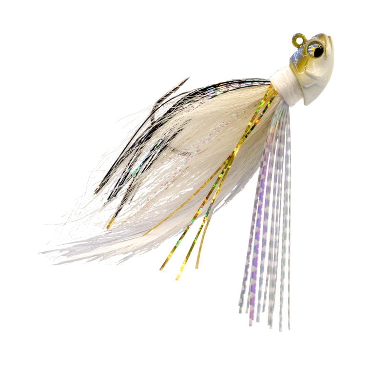 Flock Hair Jig – Gizzard Shad|5/16oz.|3/8oz.|5/8oz.|3/4oz.