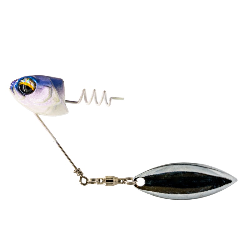 Treble Head Underspin Line-Thru Jig Head- Baby Shad